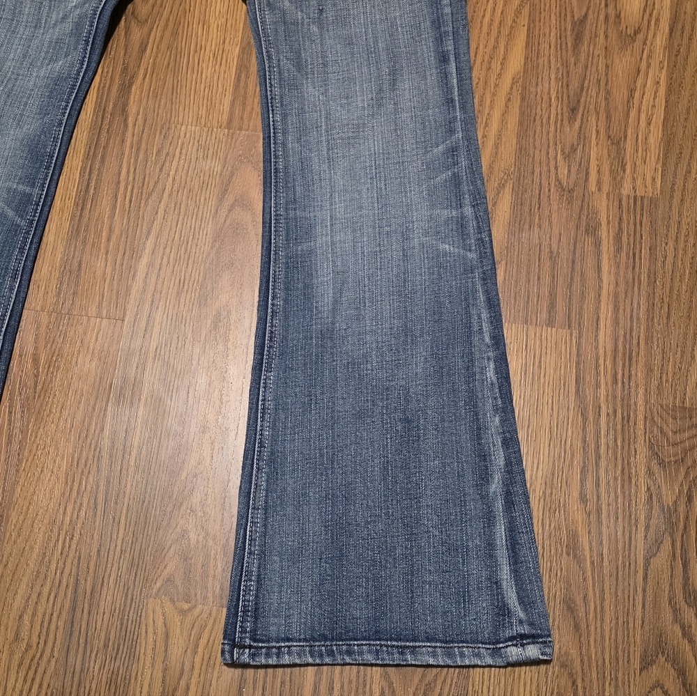 Diesel Womens Louvely Stretch Flare Jeans W29 L34 Blue Denim Designer Y2K E73 - Picture 3 of 15
